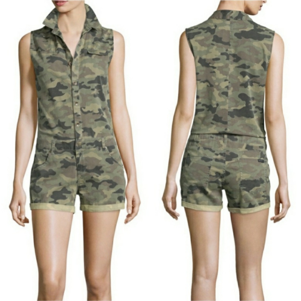 Hudson Camo Military Short Harmony Romper